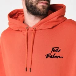 Ted Baker Ted Baker Tavern Hoodie for Big & Tall Knitwear Colour Orange 12 Ted Baker Ted Baker Tavern Hoodie for Big & Tall Knitwear Colour Orange -Outlet Wardrobe Mix Store 53553112 xxl a4