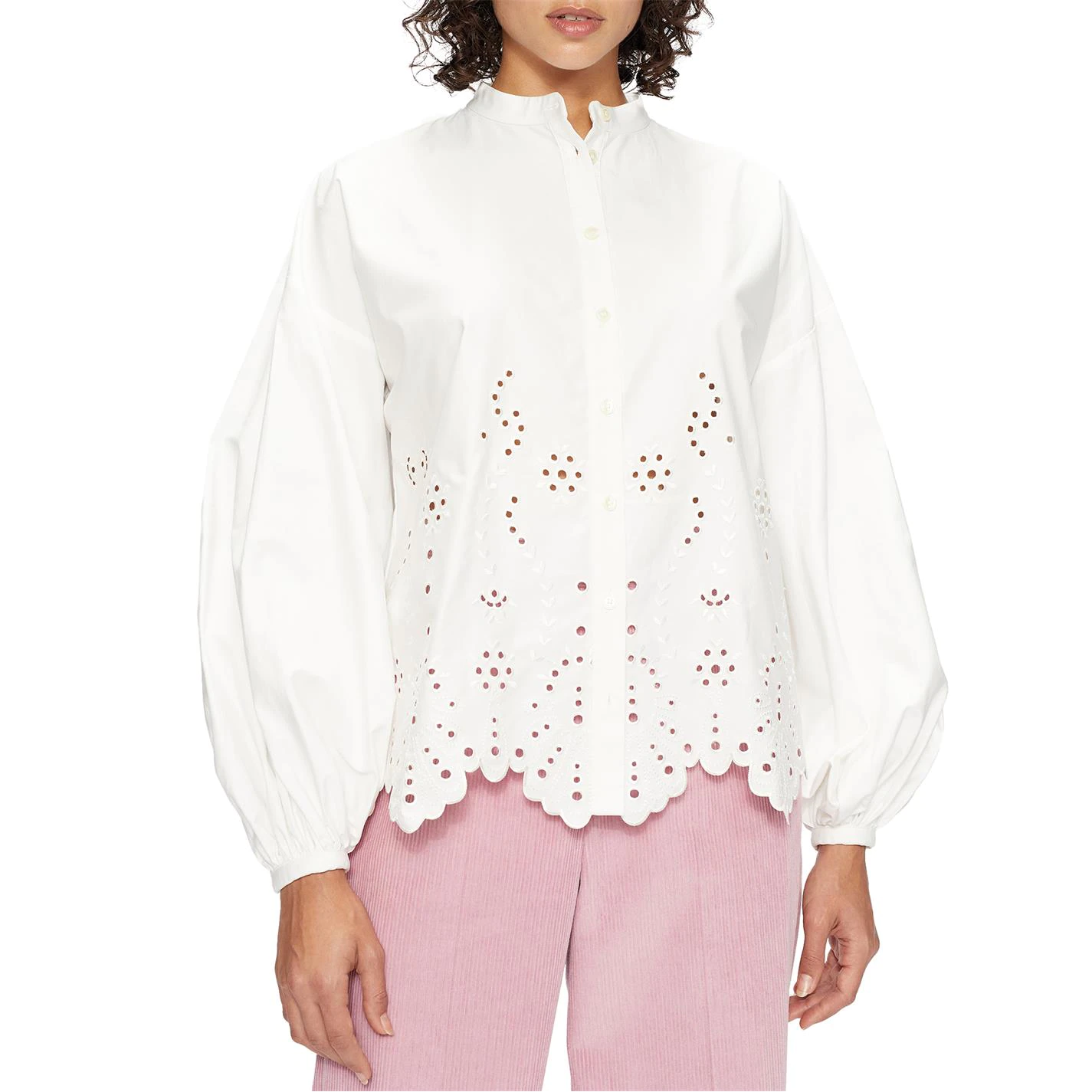 Ted Baker Itala Cut Out Blouse for Blouses & Shirts Colour White 4 Ted Baker Itala Cut Out Blouse for Blouses & Shirts Colour White - Image 2