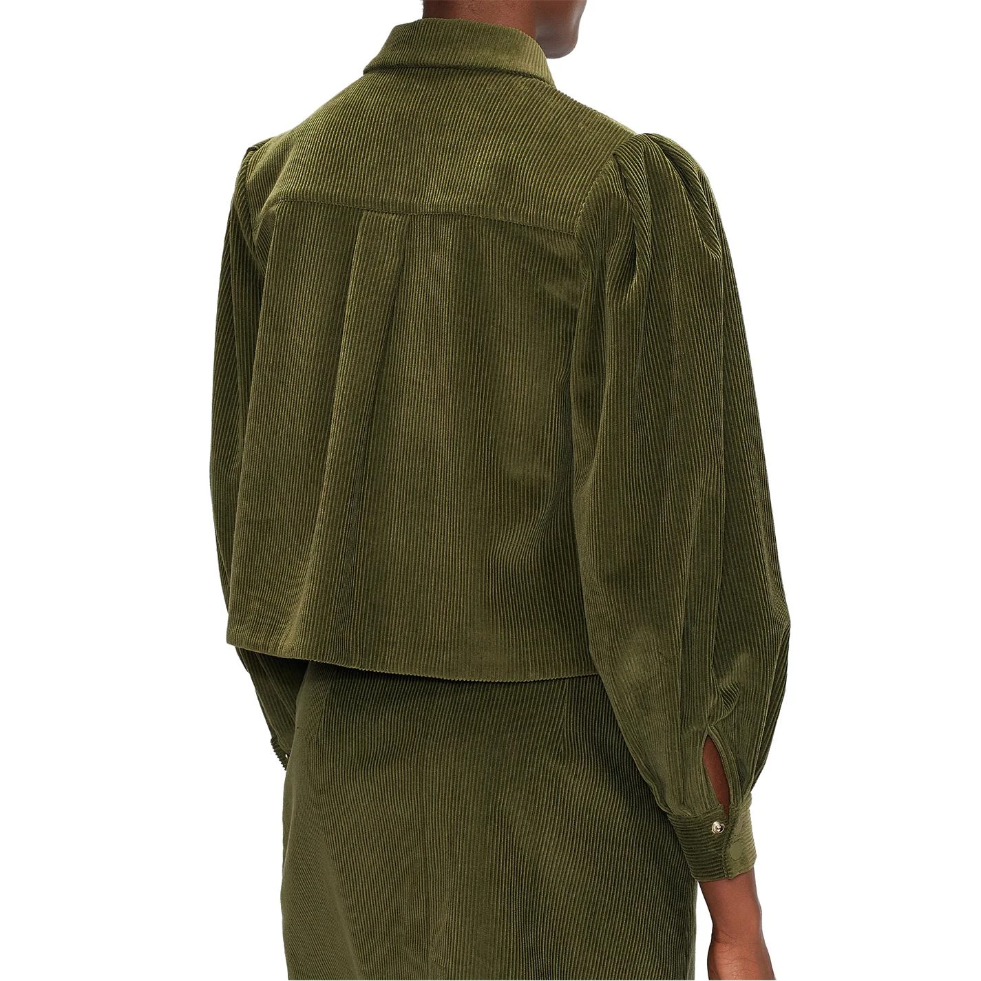 Ted Baker Onetaa Boxy Shirt for Blouses & Shirts Colour Khaki 5 Ted Baker Onetaa Boxy Shirt for Blouses & Shirts Colour Khaki - Image 3