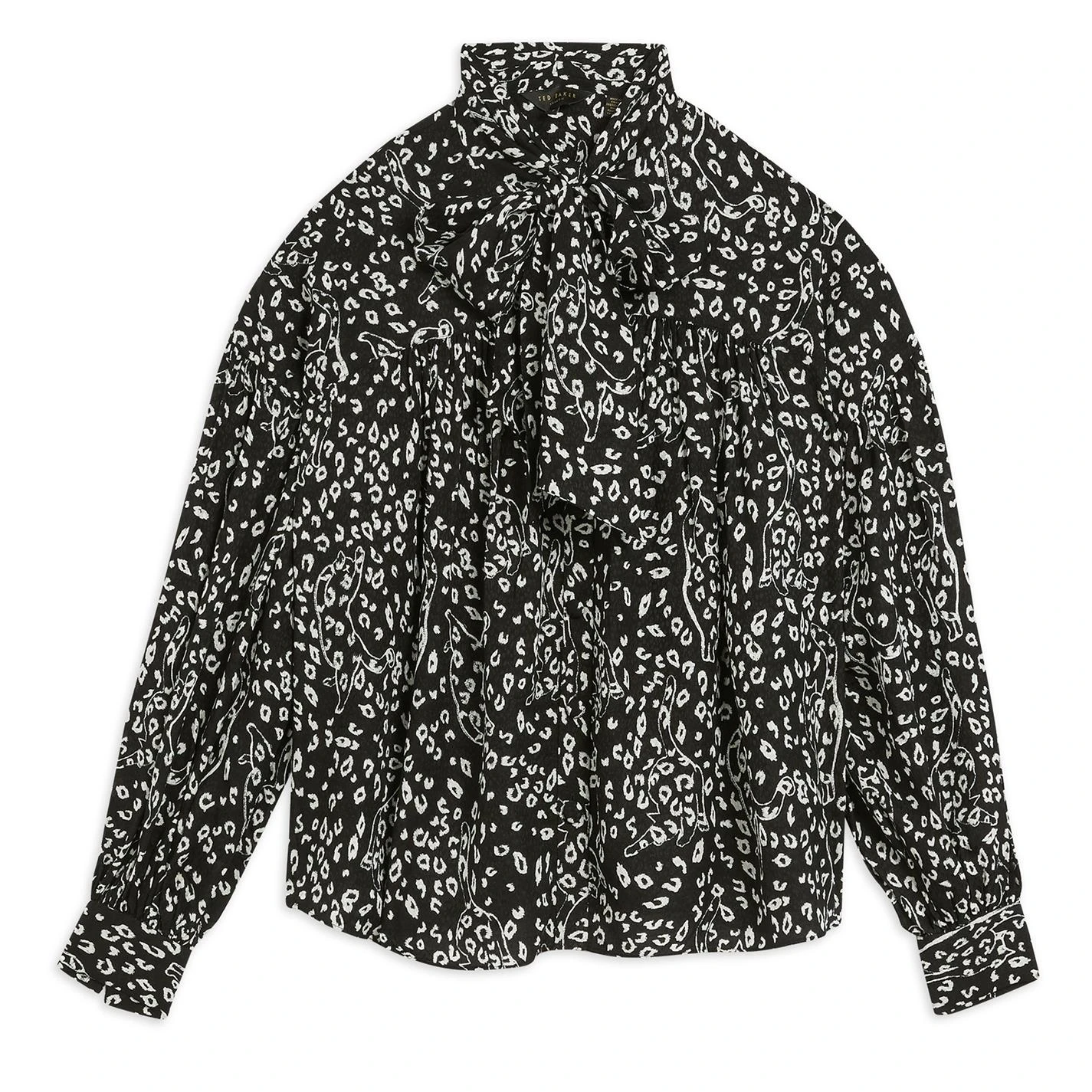 Ted Baker Gaelle Pussy Bow Blouse for Blouses & Shirts Colour Black 3 Ted Baker Gaelle Pussy Bow Blouse for Blouses & Shirts Colour Black