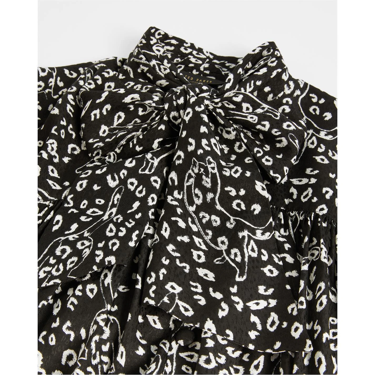 Ted Baker Gaelle Pussy Bow Blouse for Blouses & Shirts Colour Black 7 Ted Baker Gaelle Pussy Bow Blouse for Blouses & Shirts Colour Black - Image 5