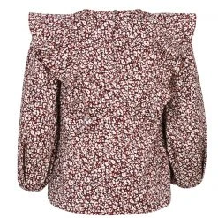 Ted Baker Sanja Frill Blouse for Blouses & Shirts Colour Dp Purple -Outlet Wardrobe Mix Store 54191824 xxl a10