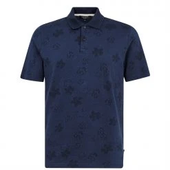 Ted Baker Tyssen Floral Polo Shirt for Polo Shirts Colour Dk Navy