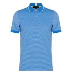 Ted Baker Ellerby Stripe Polo Shirt for Polo Shirts Colour Blue
