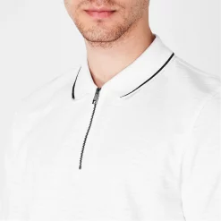 Ted Baker Buer Zip Up Polo Shirt for Polo Shirts Colour white -Outlet Wardrobe Mix Store 54258501 xxl a3
