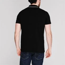 Ted Baker Short Sleeve Polo Shirt for Polo Shirts Colour Black -Outlet Wardrobe Mix Store 54261503 xxl a2