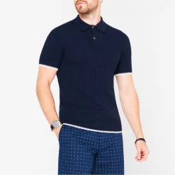 Ted Baker Lytton Polo for Polo Shirts Colour Navy -Outlet Wardrobe Mix Store 54272918 xxl a1