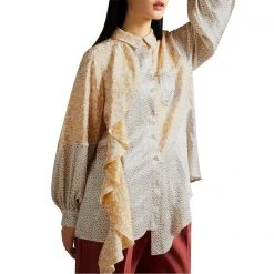 Ted Baker Waren Shirt for Blouses & Shirts Colour Yellow -Outlet Wardrobe Mix Store 54284913 xxl a3