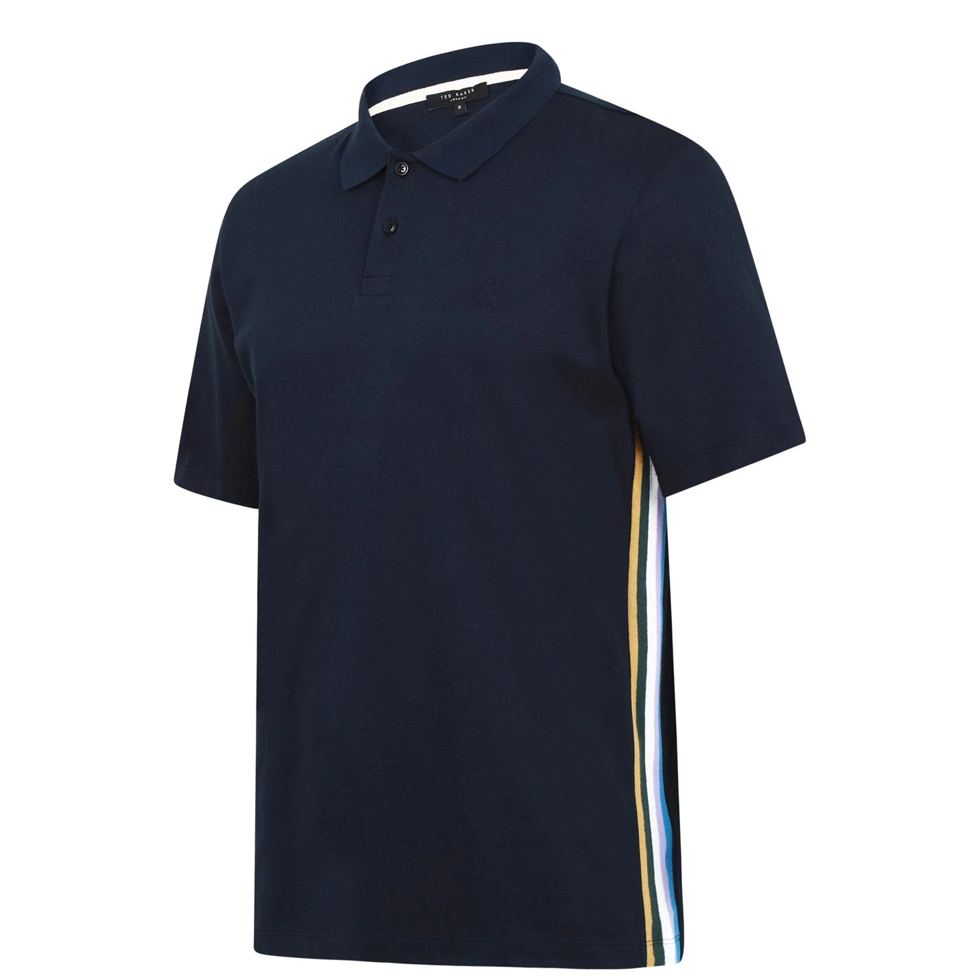 Ted Baker Pagoda Stripe Short Sleeve Polo Shirt for Polo Shirts Colour Navy 8 Ted Baker Pagoda Stripe Short Sleeve Polo Shirt for Polo Shirts Colour Navy - Image 6