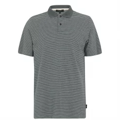 Ted Baker Ravens Striped Polo Shirt for Polo Shirts Colour Grey Marl