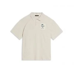 Ted Baker Ted Baker Marden Ribbed Polo Mens for Polo Shirts Colour Natural