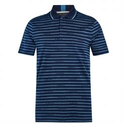Ted Baker Tildarg Stripe Polo for Polo Shirts Colour Navy