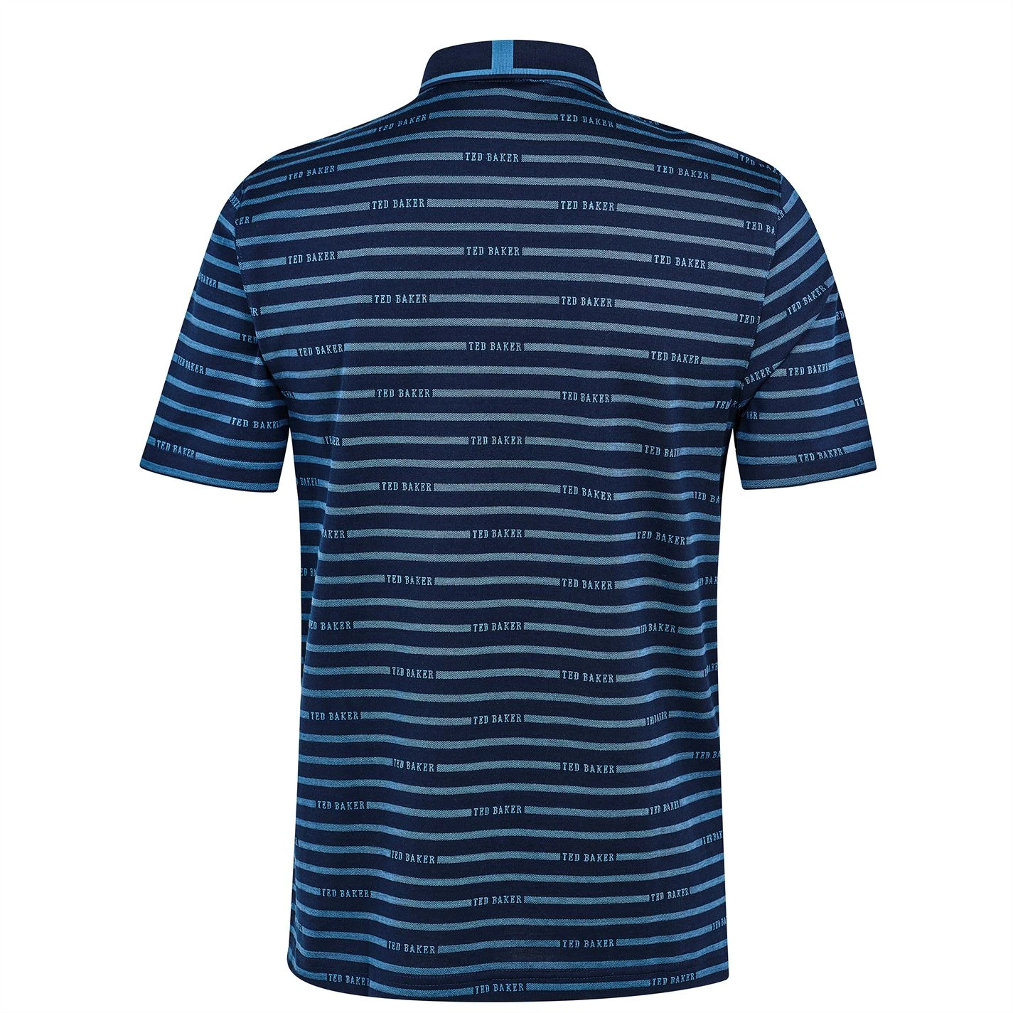 Ted Baker Tildarg Stripe Polo for Polo Shirts Colour Navy 4 Ted Baker Tildarg Stripe Polo for Polo Shirts Colour Navy - Image 2