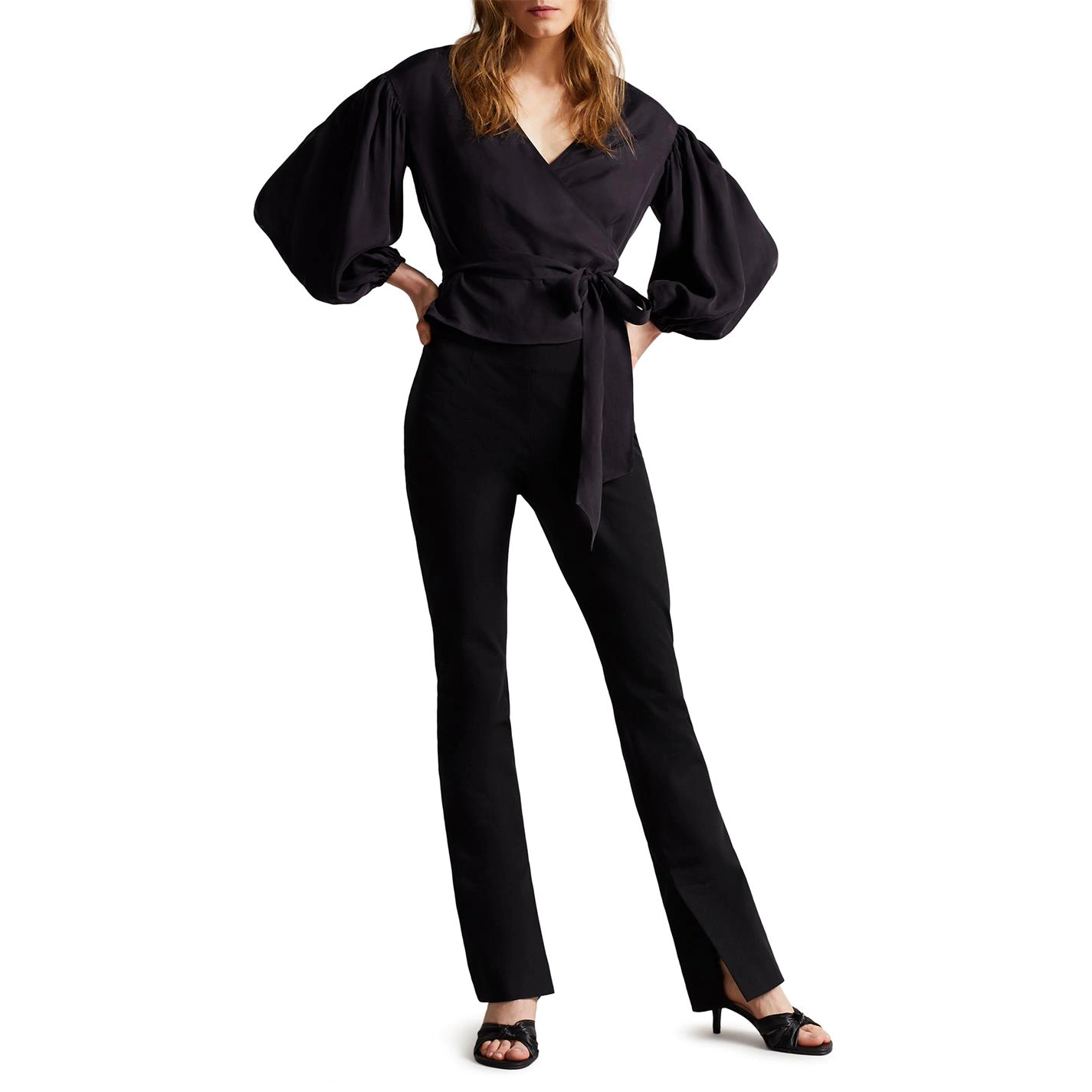 Ted Baker Ralda Navy Wrap T-shirt for Blouses & Shirts Colour Navy 4 Ted Baker Ralda Navy Wrap T-shirt for Blouses & Shirts Colour Navy - Image 2