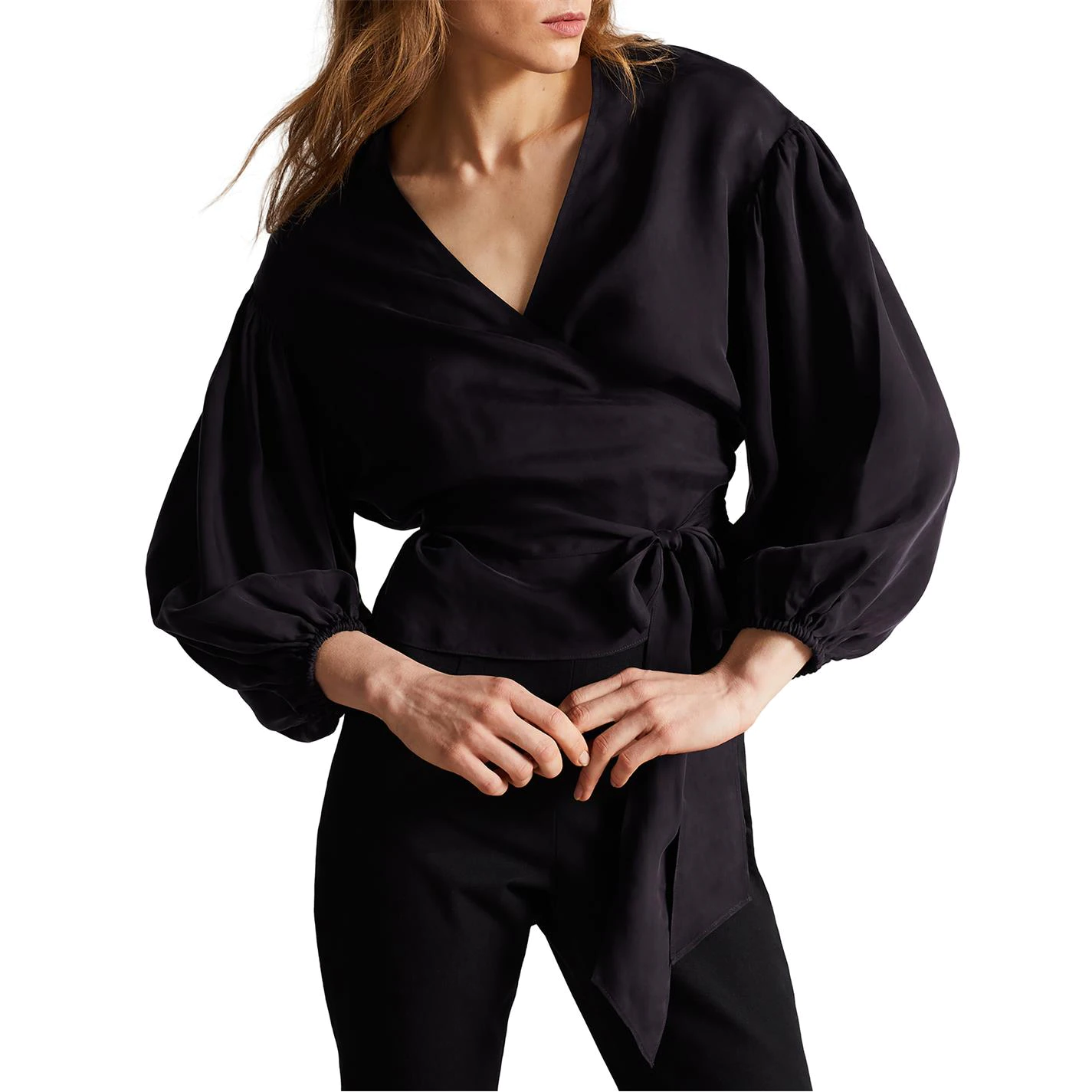 Ted Baker Ralda Navy Wrap T-shirt for Blouses & Shirts Colour Navy 5 Ted Baker Ralda Navy Wrap T-shirt for Blouses & Shirts Colour Navy - Image 3