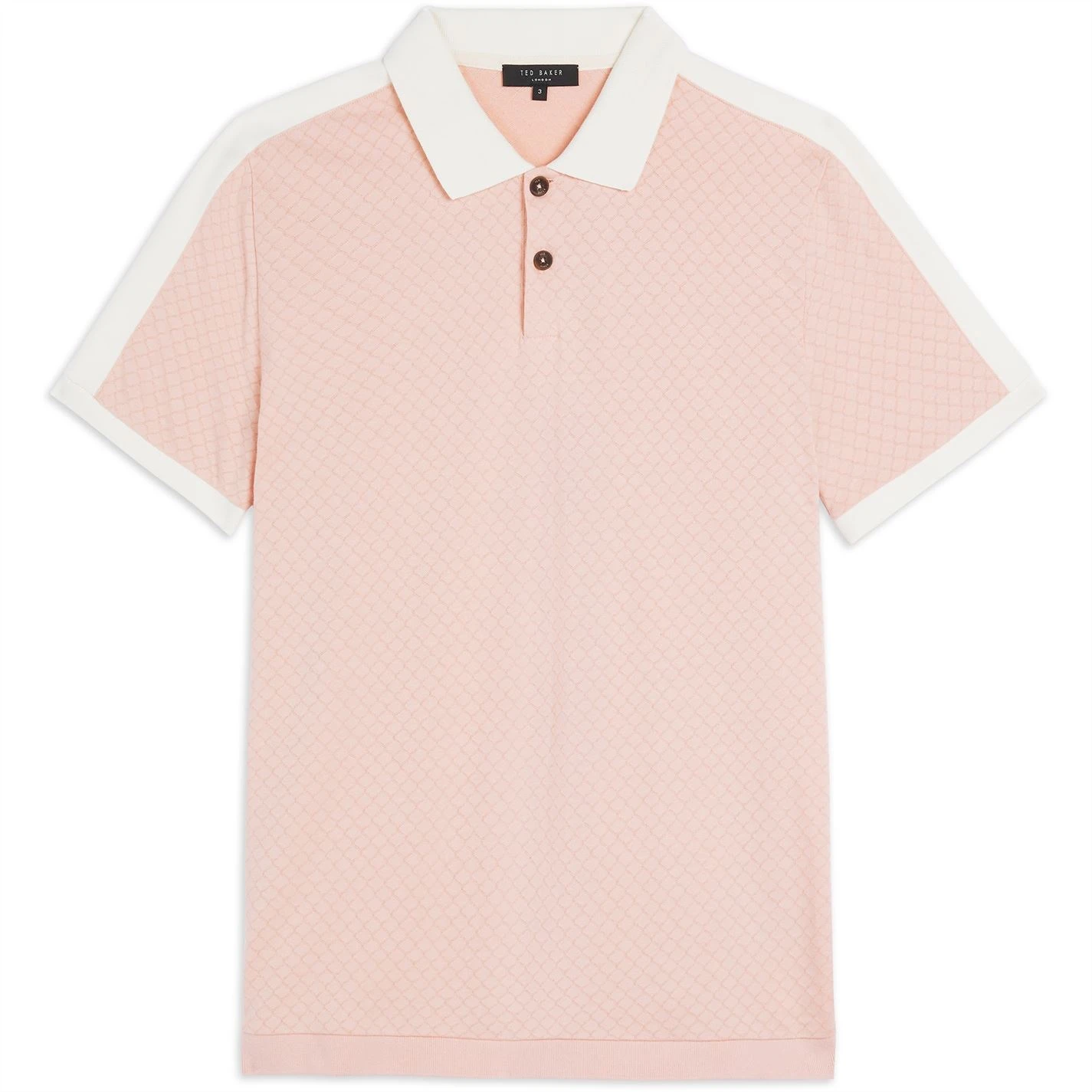 Ted Baker Virtual Polo Shirt for Polo Shirts Colour Lt-Pink 3 Ted Baker Virtual Polo Shirt for Polo Shirts Colour Lt-Pink