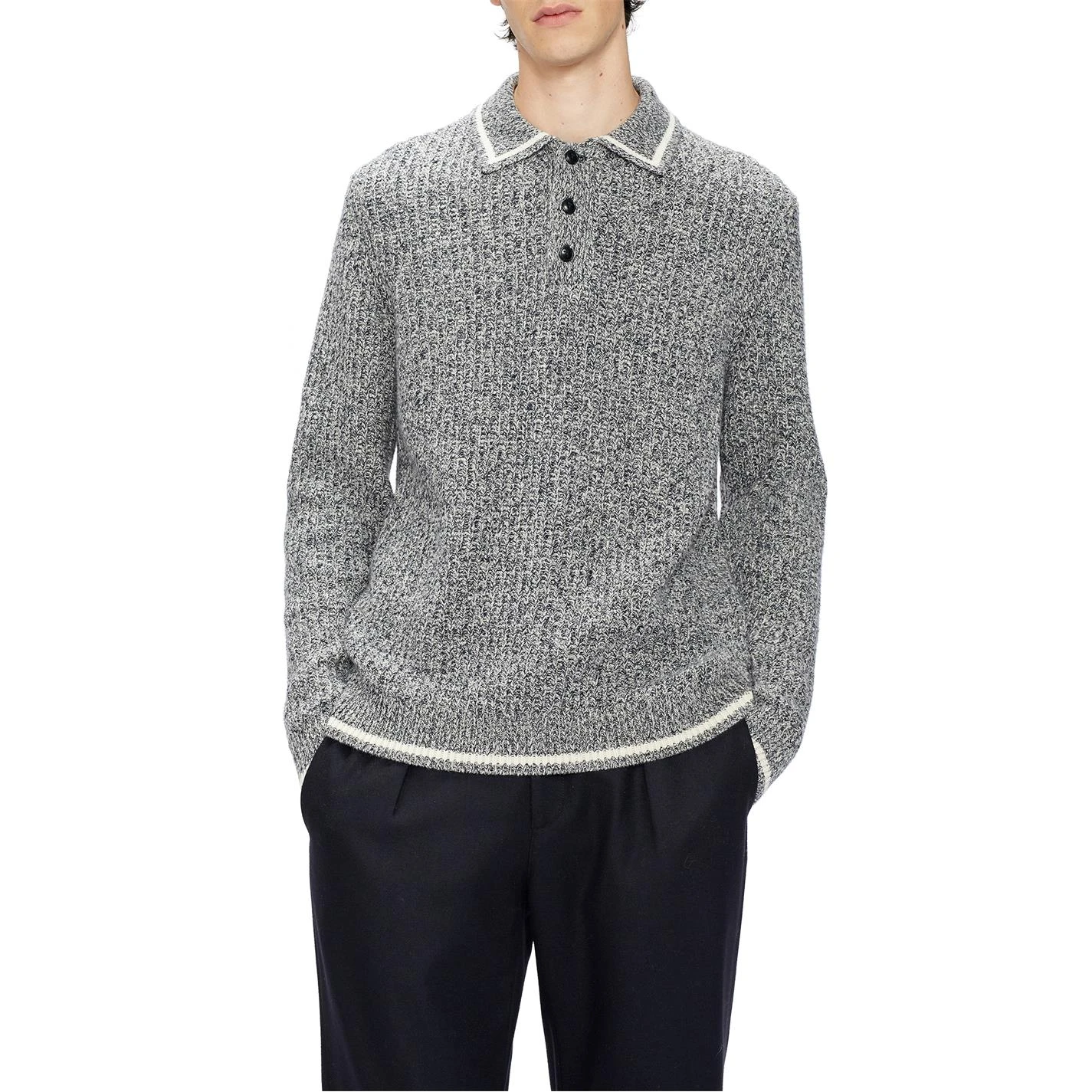 Ted Baker Tames Polo Sweater for Polo Shirts Colour Navy 4 Ted Baker Tames Polo Sweater for Polo Shirts Colour Navy - Image 2