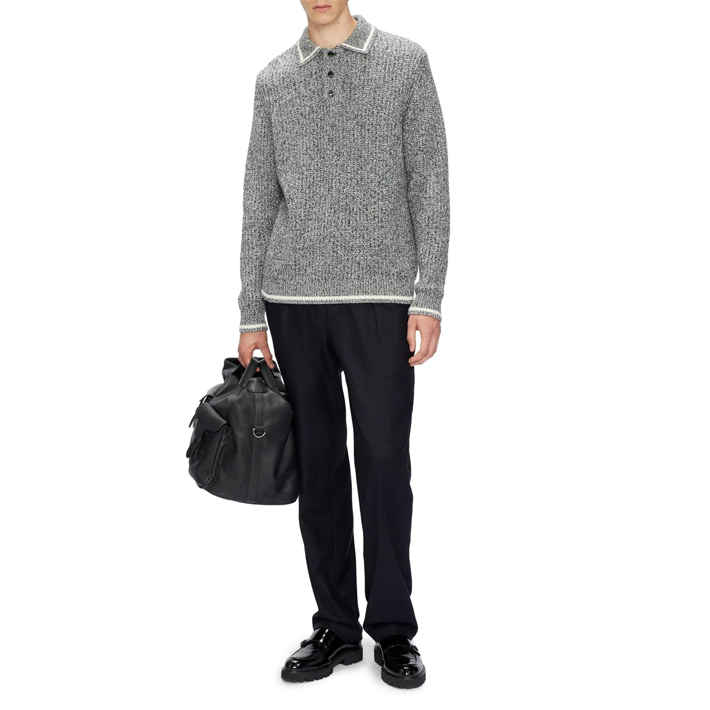 Ted Baker Tames Polo Sweater for Polo Shirts Colour Navy 6 Ted Baker Tames Polo Sweater for Polo Shirts Colour Navy - Image 4