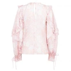 Ted Baker Siela Ruffle Top for Blouses & Shirts Colour Coral -Outlet Wardrobe Mix Store 54413212 xxl a10