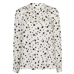 Ted Baker Ted Baker Polka Dot Blouse Womens for Blouses & Shirts Colour White