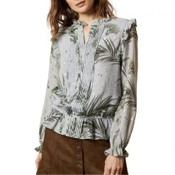 Ted Baker Tibbine Pleated Top for Blouses & Shirts Colour Grey -Outlet Wardrobe Mix Store 54450202 xxl a2
