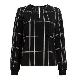 Ted Baker Melo Keyhole Top for Blouses & Shirts Colour Black