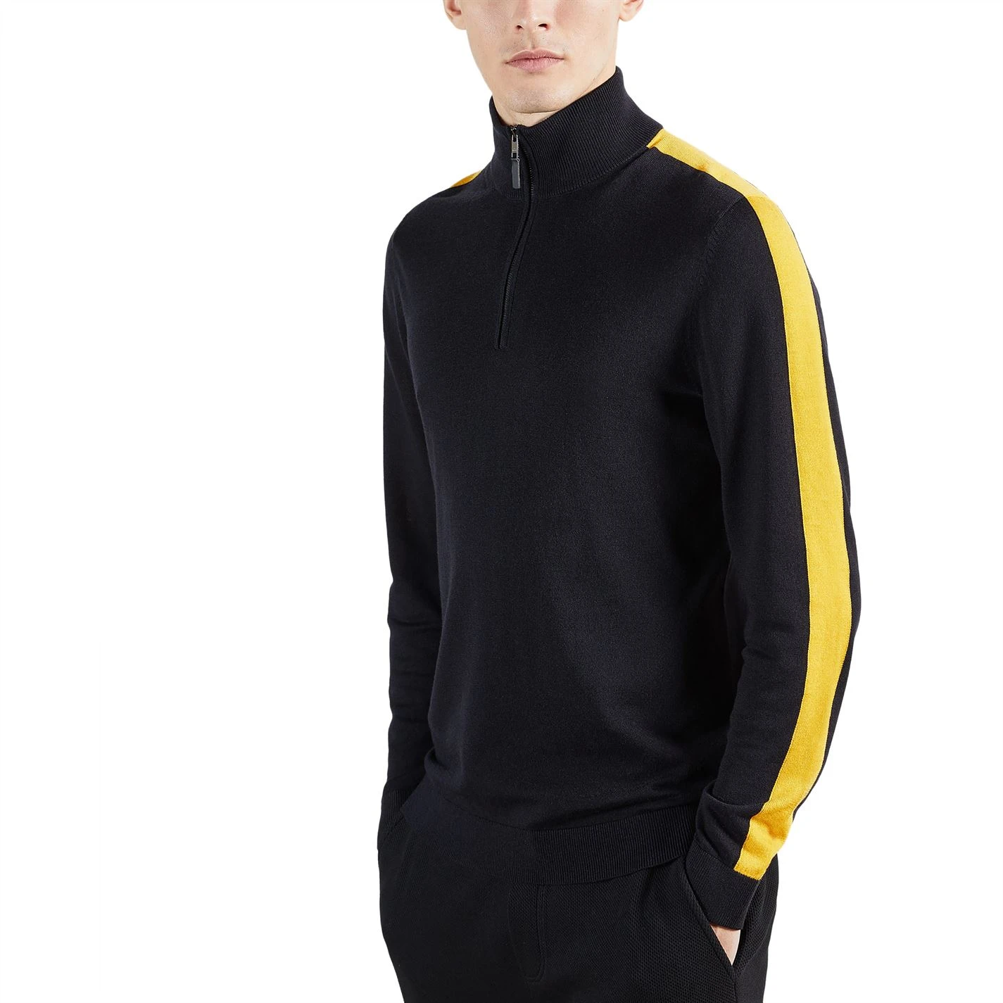 Ted Baker Ofica Zip Fleece for Big & Tall Colour Navy 4 Ted Baker Ofica Zip Fleece for Big & Tall Colour Navy - Image 2