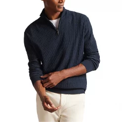 Ted Baker Martenn Zip Top for Big & Tall Colour Navy -Outlet Wardrobe Mix Store 55127018 xxl a2