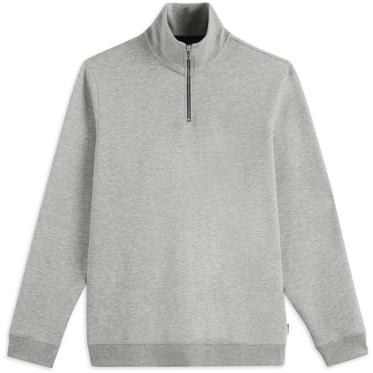 Ted Baker Ayfive Zip Sweatshirt for Big & Tall Knitwear Colour Grey-Marl 3 Ted Baker Ayfive Zip Sweatshirt for Big & Tall Knitwear Colour Grey-Marl