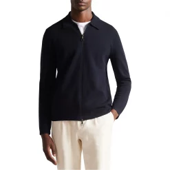 Ted Baker Saltire Zip Jacket for Big & Tall Colour Navy -Outlet Wardrobe Mix Store 55414318 xxl a2