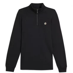 Ted Baker Ted Baker Kilbern quarter Zip Sweater for Big & Tall Knitwear Colour Black