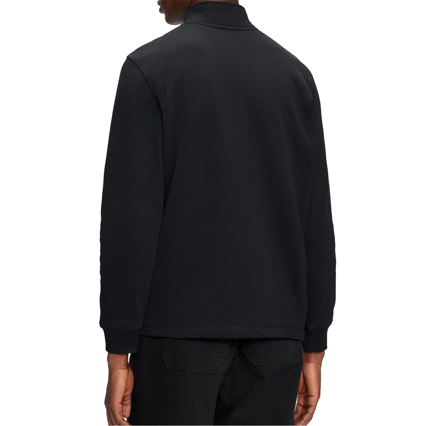 Ted Baker Ted Baker Kilbern quarter Zip Sweater for Big & Tall Knitwear Colour Black 5 Ted Baker Ted Baker Kilbern quarter Zip Sweater for Big & Tall Knitwear Colour Black - Image 3