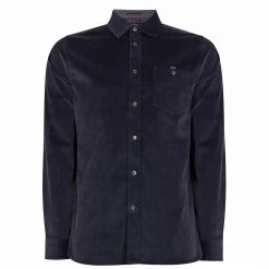 Ted Baker Ted Baker Cord Shirt Mens for Casual Shirts Colour Navy