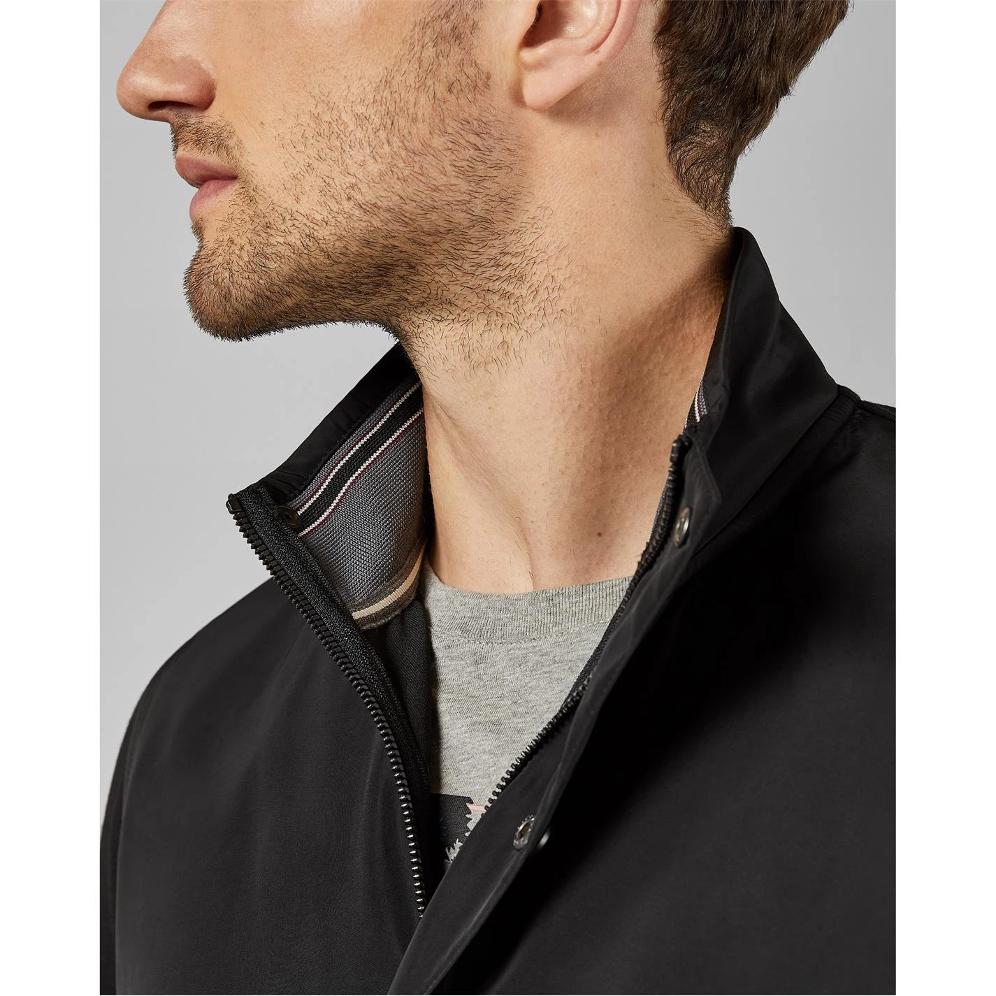 Ted Baker Budpik Jacket for Big & Tall Colour Black 4 Ted Baker Budpik Jacket for Big & Tall Colour Black - Image 2