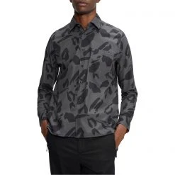 Ted Baker Ted Baker Karpass Animal Shirt for Casual Shirts Colour Charcoal 7 Ted Baker Ted Baker Karpass Animal Shirt for Casual Shirts Colour Charcoal -Outlet Wardrobe Mix Store 55622702 xxl a1