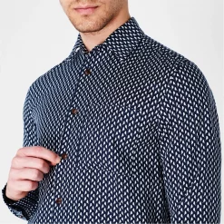 Ted Baker Martz Bird Print Shirt for Casual Shirts Colour Navy 11 Ted Baker Martz Bird Print Shirt for Casual Shirts Colour Navy -Outlet Wardrobe Mix Store 55660618 xxl a3