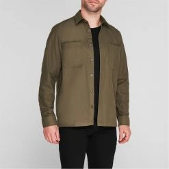 Ted Baker Ted Baker Lessons Twill Shirt for Casual Shirts Colour Green 9 Ted Baker Ted Baker Lessons Twill Shirt for Casual Shirts Colour Green -Outlet Wardrobe Mix Store 55660715 xxl a1