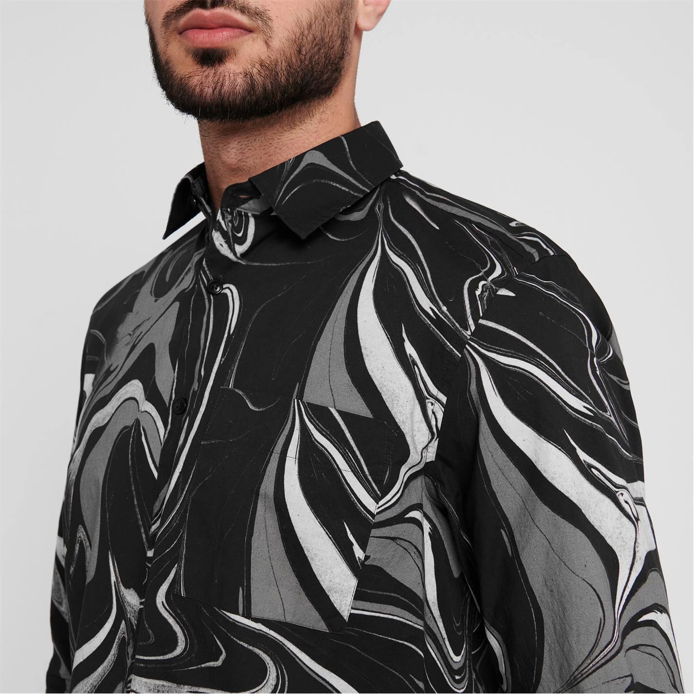 Ted Baker Sembaly Long Sleeve Shirt for Casual Shirts Colour Black 6 Ted Baker Sembaly Long Sleeve Shirt for Casual Shirts Colour Black - Image 4