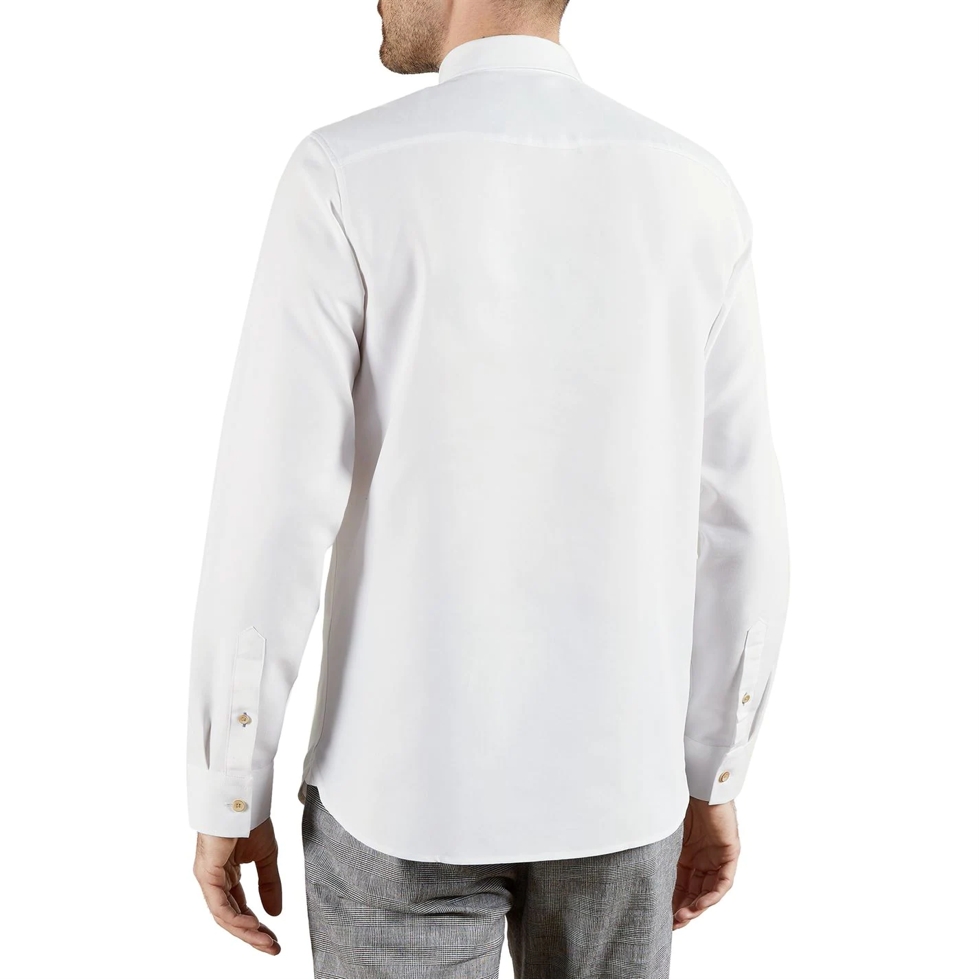 Ted Baker Piktur Long Sleeve Shirt for Casual Shirts Colour White 5 Ted Baker Piktur Long Sleeve Shirt for Casual Shirts Colour White - Image 3
