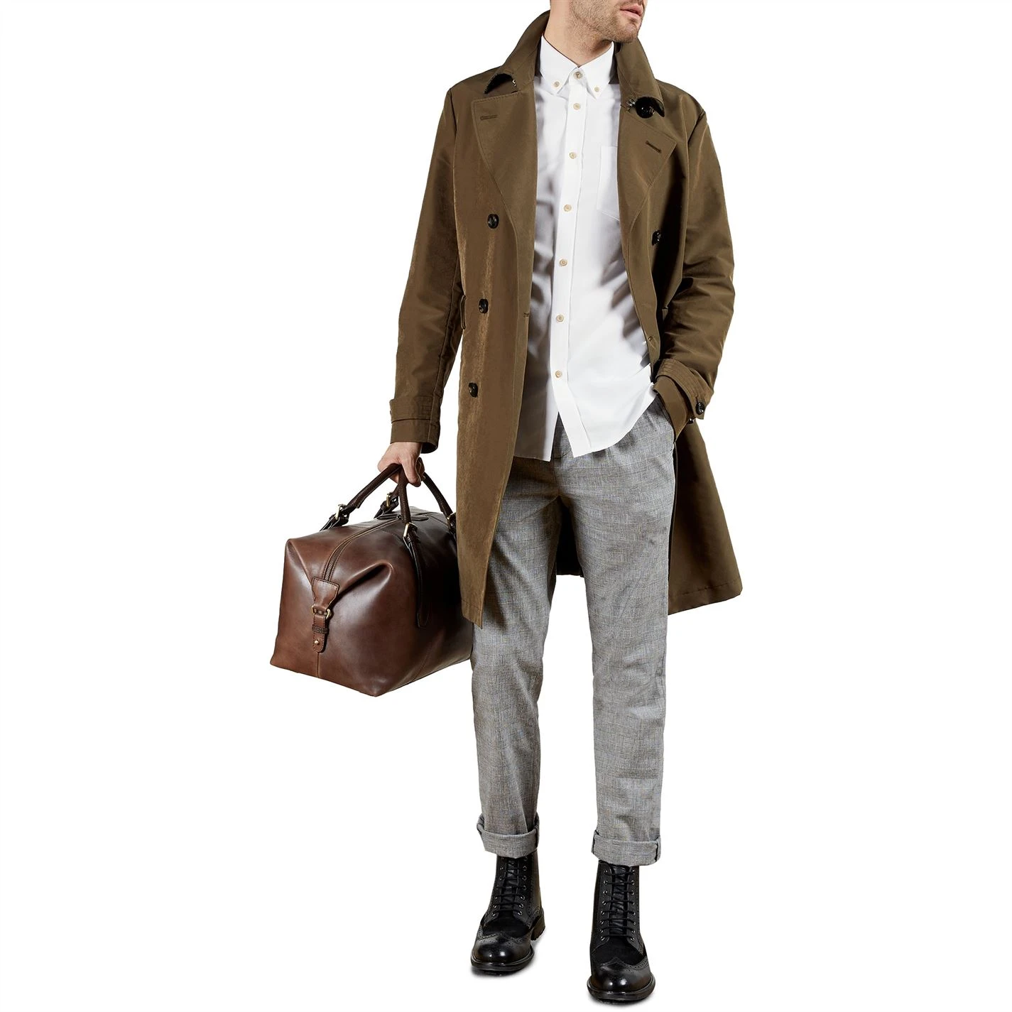 Ted Baker Piktur Long Sleeve Shirt for Casual Shirts Colour White 6 Ted Baker Piktur Long Sleeve Shirt for Casual Shirts Colour White - Image 4