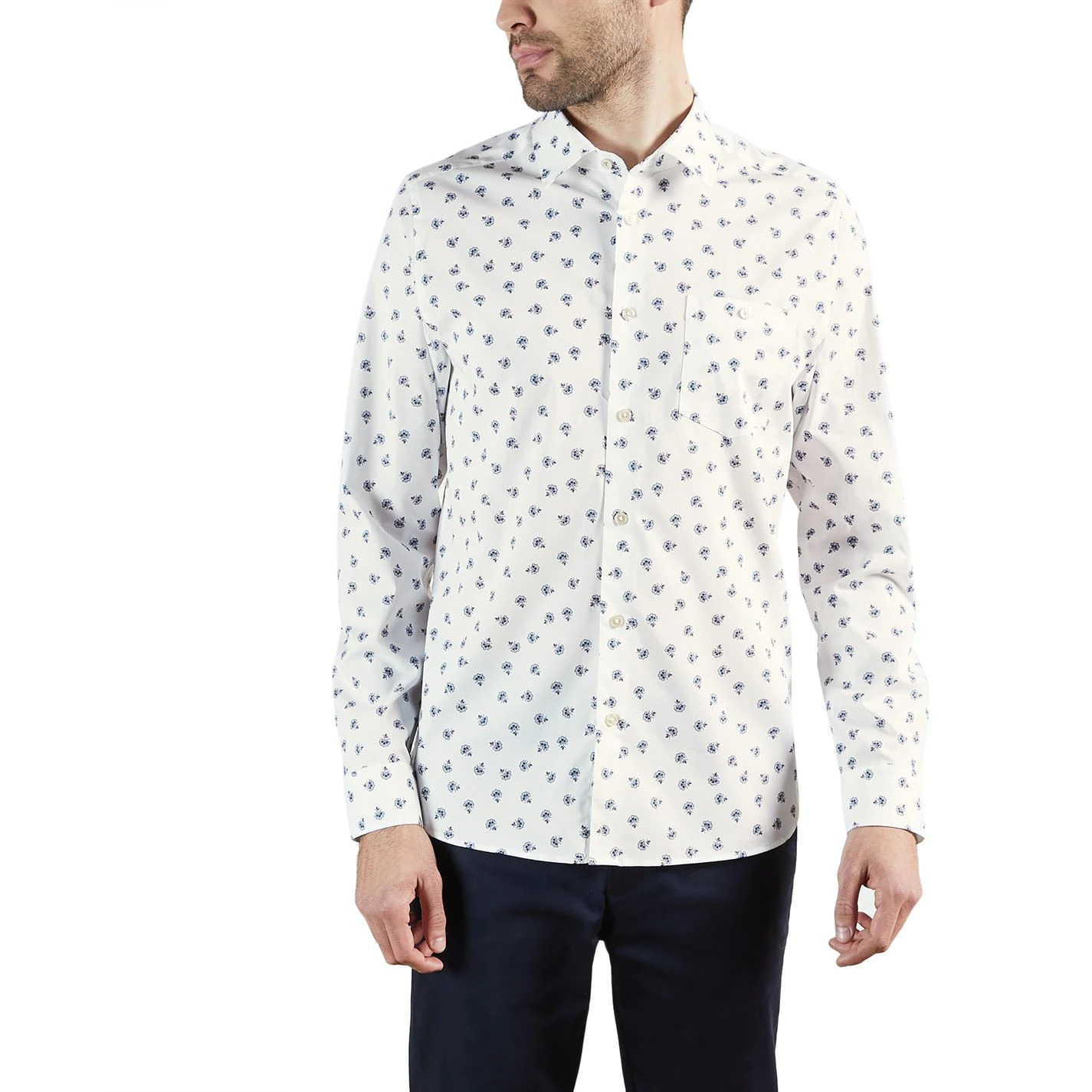 Ted Baker Costar Long Sleeve Shirt for Casual Shirts Colour White 4 Ted Baker Costar Long Sleeve Shirt for Casual Shirts Colour White - Image 2