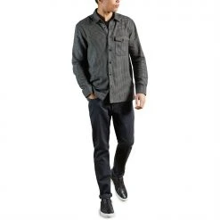 Ted Baker Dekker Long Sleeve Shirt for Casual Shirts Colour Charcoal -Outlet Wardrobe Mix Store 55667302 xxl a3