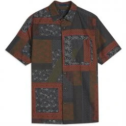 Ted Baker Relaxx Short Sleeve Shirt for Casual Shirts Colour Dk-Red