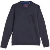 Ted Baker Singer Ls Sweatshirt for Big & Tall Knitwear Colour DK-NAVY -Outlet Wardrobe Mix Store 55668218 xxl