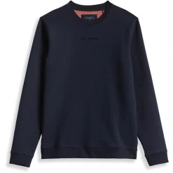 Ted Baker Spread Long Sleeve Sweatshirt for Big & Tall Colour Navy