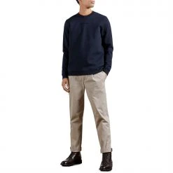 Ted Baker Spread Long Sleeve Sweatshirt for Big & Tall Colour Navy -Outlet Wardrobe Mix Store 55668618 xxl a3