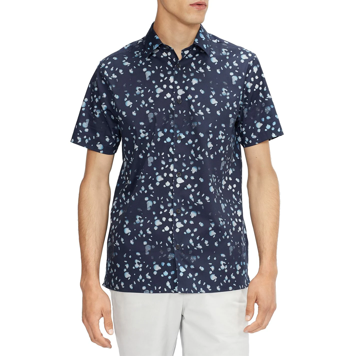 Ted Baker Thoughts Short Sleeve Shirt for Casual Shirts Colour Blue 4 Ted Baker Thoughts Short Sleeve Shirt for Casual Shirts Colour Blue - Image 2