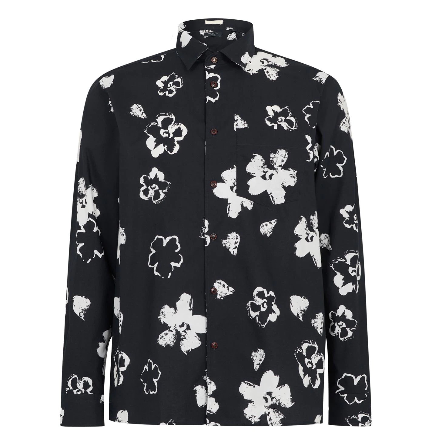 Ted Baker Sevlo Floral Shirt for Casual Shirts Colour Navy 3 Ted Baker Sevlo Floral Shirt for Casual Shirts Colour Navy
