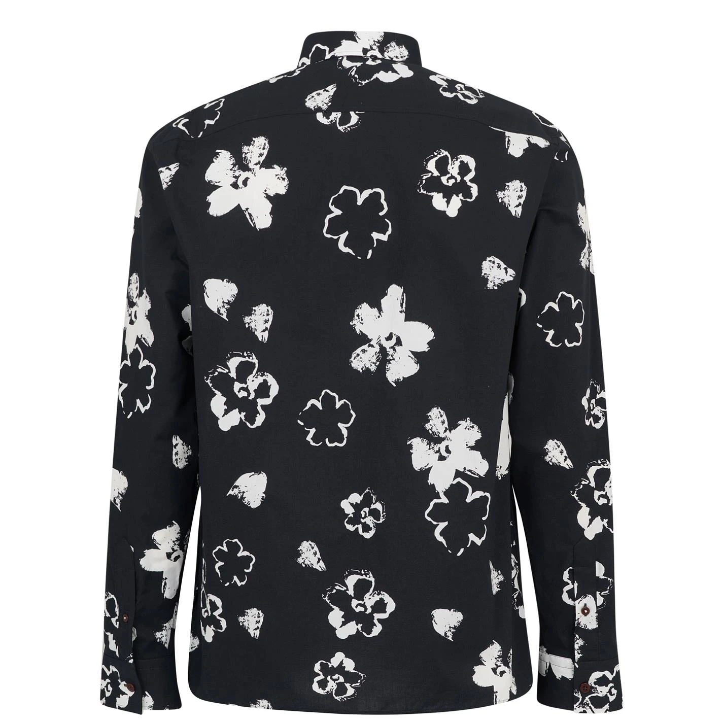 Ted Baker Sevlo Floral Shirt for Casual Shirts Colour Navy 7 Ted Baker Sevlo Floral Shirt for Casual Shirts Colour Navy - Image 5