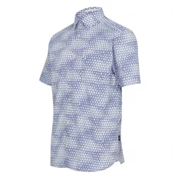 Ted Baker Ted Baker Hunno Geo Tile Print Shirt for T-Shirts Colour Light Blue -Outlet Wardrobe Mix Store 55739918 xxl a11